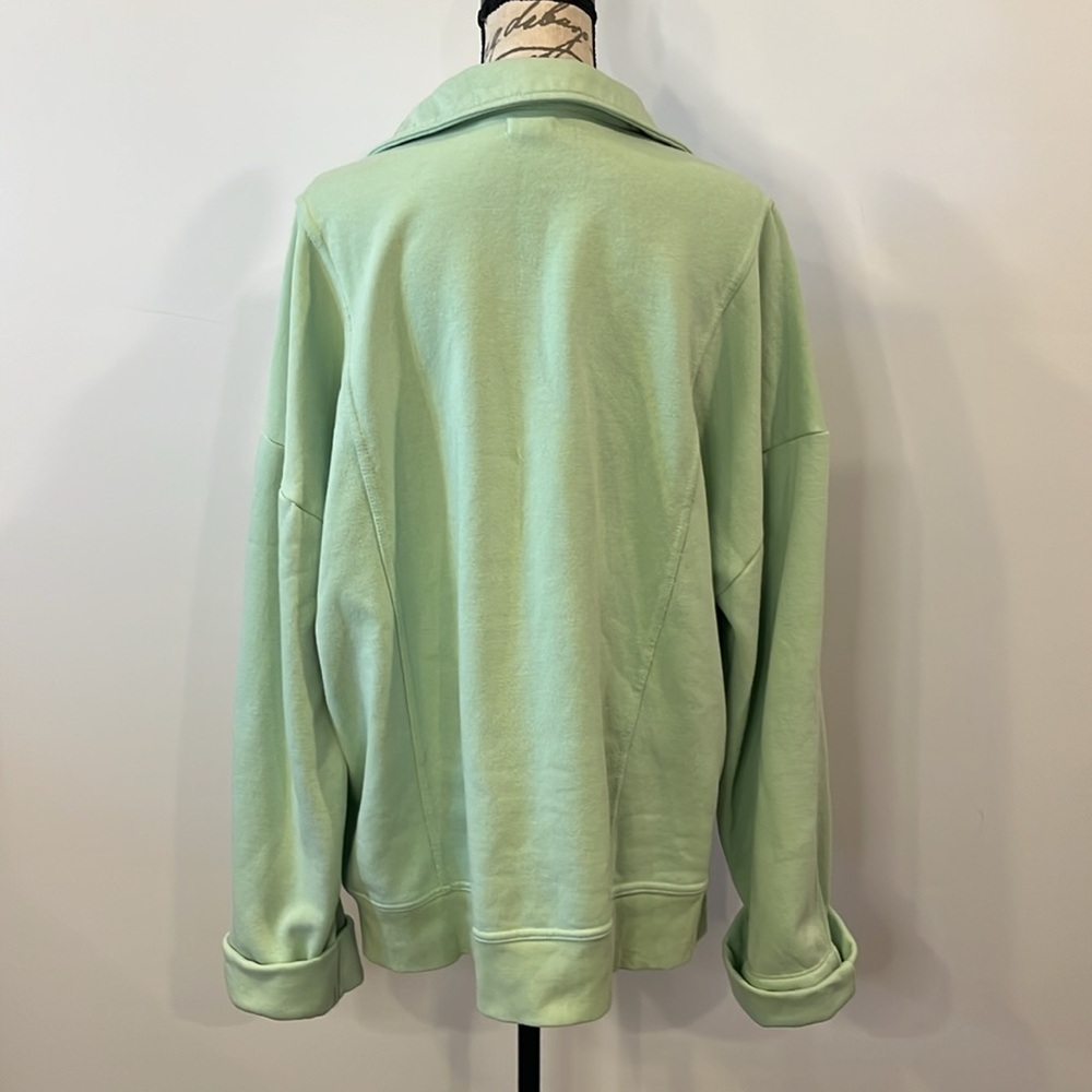 Anthropologie Pilcro Johnny Collar pullover sweatshirt XL - Picture 5 of 10